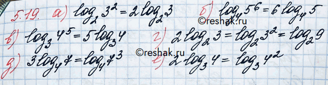 Изображение Упр.5.19 ГДЗ Никольский 10 класс