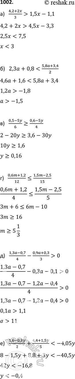Изображение Упр.1002 ГДЗ Макарычев Миндюк 9 класс